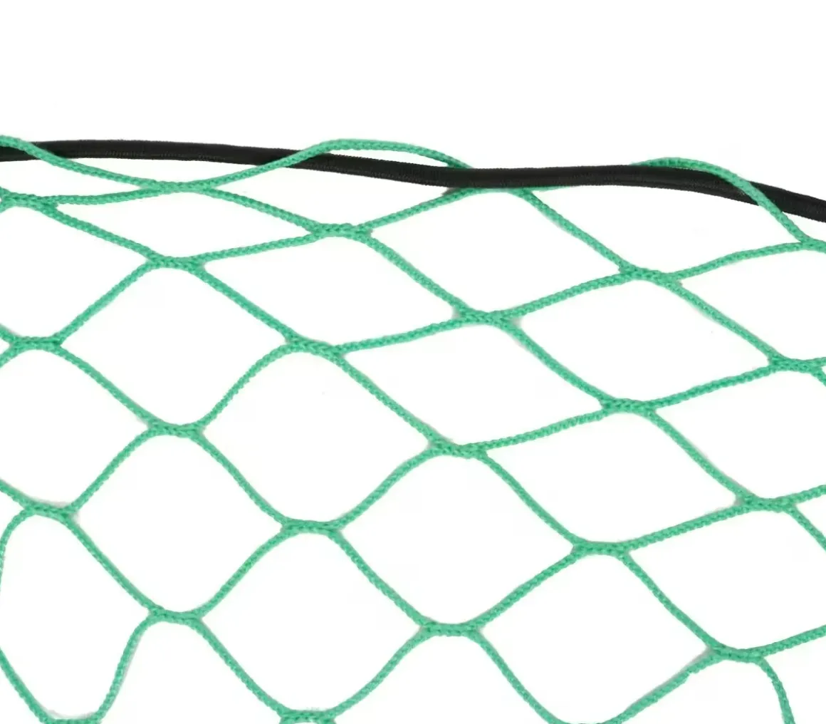 KINZO Anhängernetz 1,5x2,2m Ladungssicherungsnetz mit elastischem Gummizug Maschenweite 45 mm