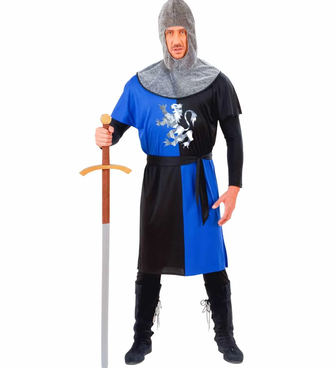 Kostüm: Blauer Ritter , Größe L