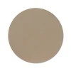 LIND DNA Tischset circle L Nupo Clay Brown  Ø 38 cm recyceltes Leder