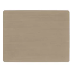LIND DNA Tischset Square L Corduroy Clay Brown  35x45 cm recyceltes Leder