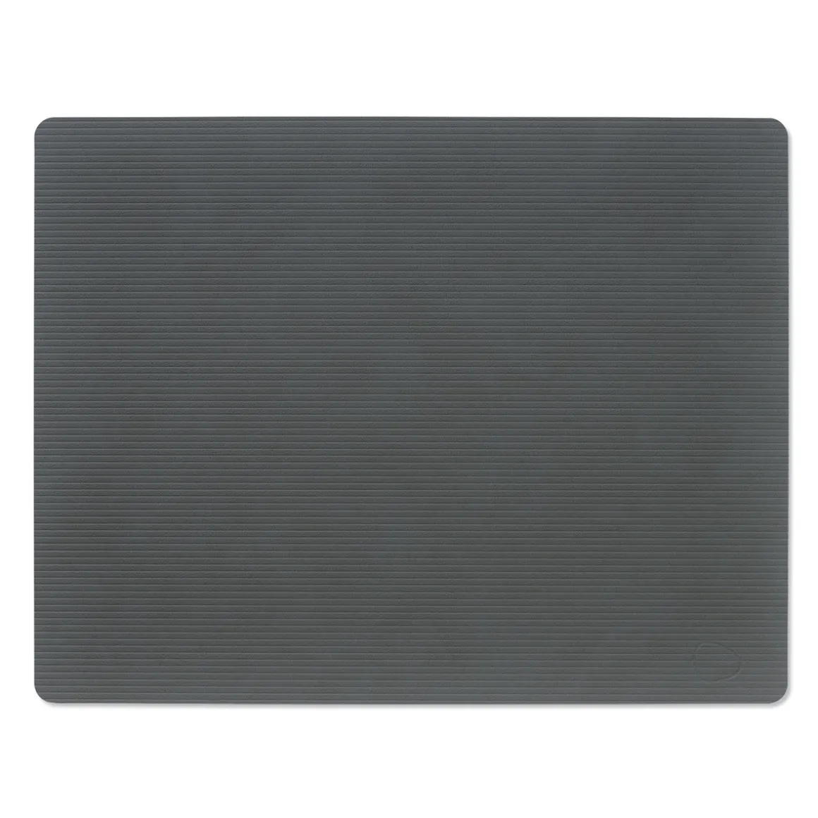 LIND DNA Tischset Square L Corduroy Anthracite 35x45 cm recyceltes Leder