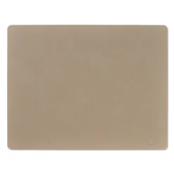 LIND DNA Tischset Square L Nupo Clay Brown  35x45 cm recyceltes Leder