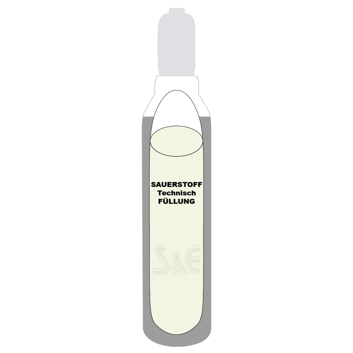 10 Liter Füllung Sauerstoff 2.5