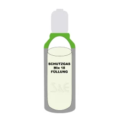 5 Liter Füllung Schutzgas Mix 18