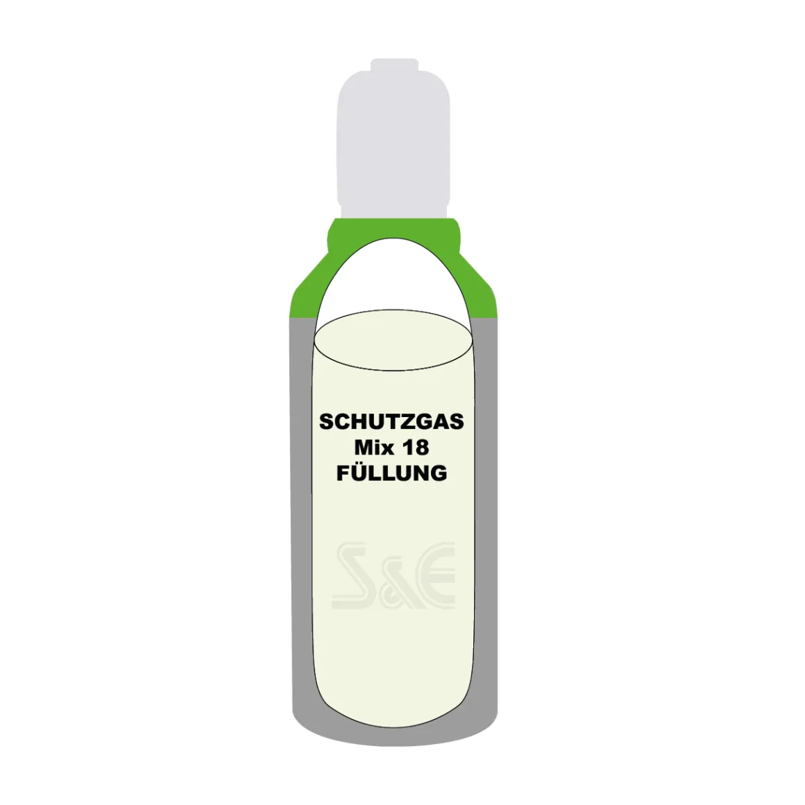5 Liter Füllung Schutzgas Mix 18