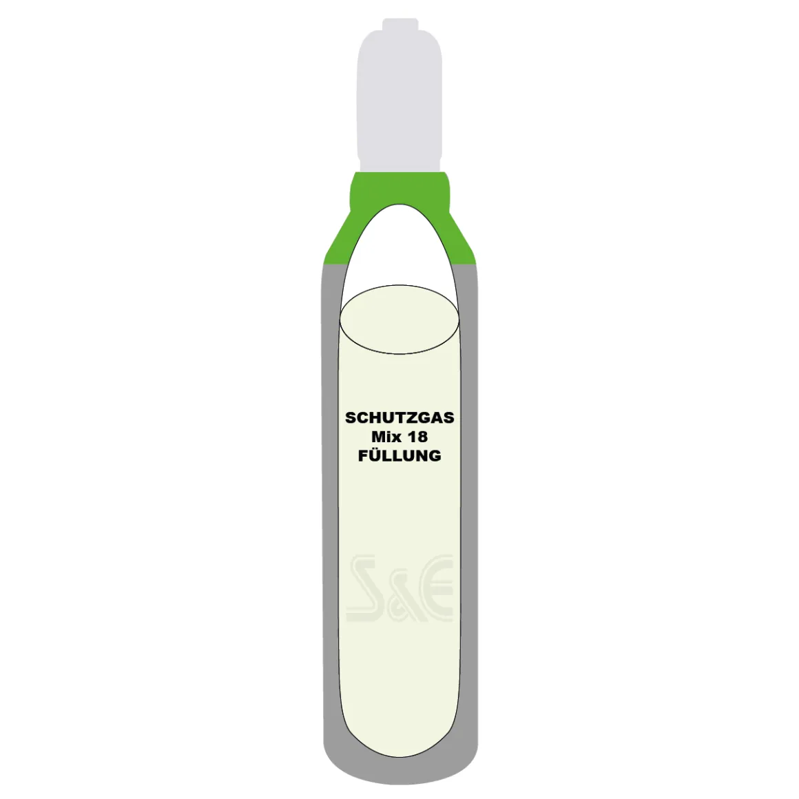 10 Liter Füllung Schutzgas Mix 18