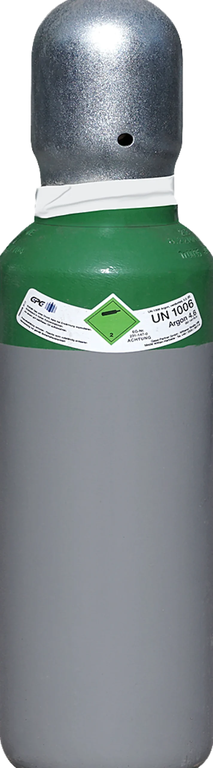 5 Liter gefüllte Argon 4.6 Flasche