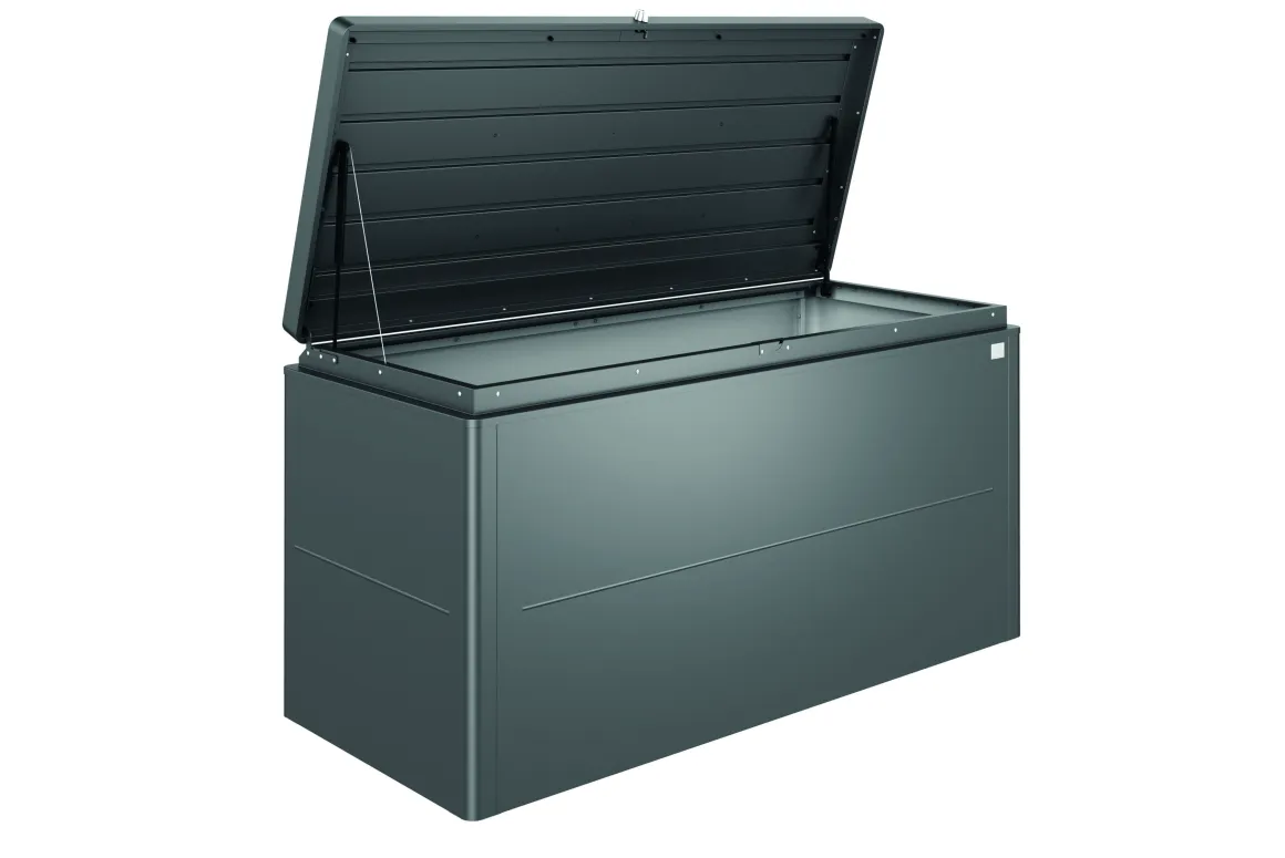 Loungebox d*grau-metallic 160x70x83,5 cm