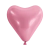 Luftballon: Herz, Rosa  Größe: 30 cm