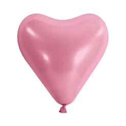 Luftballon: Herz, Rosa  Größe: 30 cm