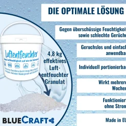 Luftentfeuchter Granulat 2x 4,8 kg 2x 5 L Nachfülleimer