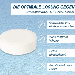 Luftentfeuchter Nachfüllpackung 9x 450g Granulat im Vliesbeutel & 3x 450g Tabs ohne Vlies