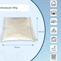 Luftentfeuchter Nachfüllpackung 9x 450g Granulat im Vliesbeutel & 3x 450g Tabs ohne Vlies