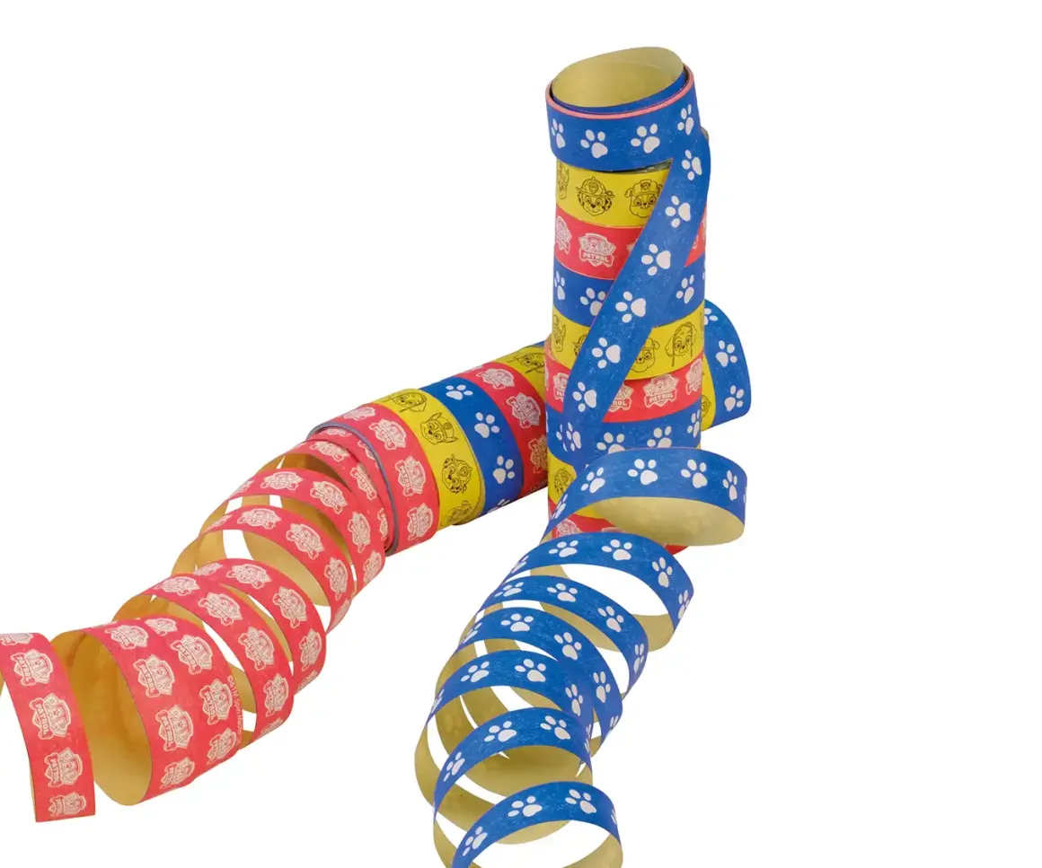Luftschlangen: Paw Patrol , 2er Pack, ca. 4 m
