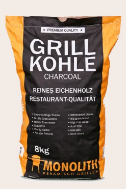 Monolith Premium Grillkohle | Holzkohle 8 kg