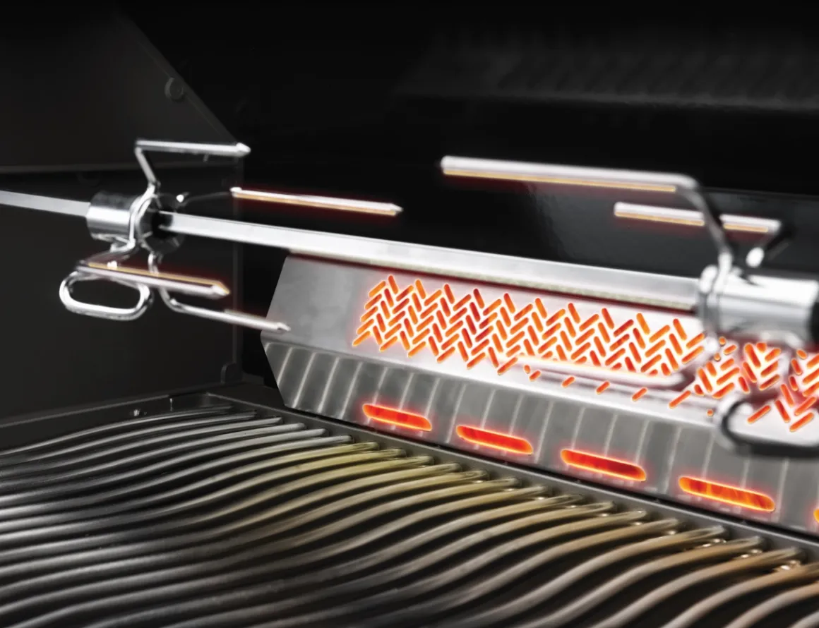 Napoleon Einbau-Grillaufsatz Prestige Pro 825 RBI mit Drehspieß