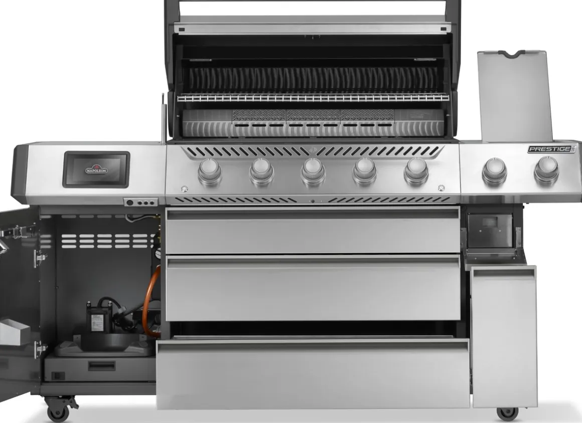 Napoleon Prestige Pro 665 Gasgrill Connected mit Drehspieß