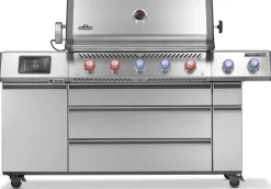 Napoleon Prestige Pro 665 Gasgrill Connected mit Drehspieß