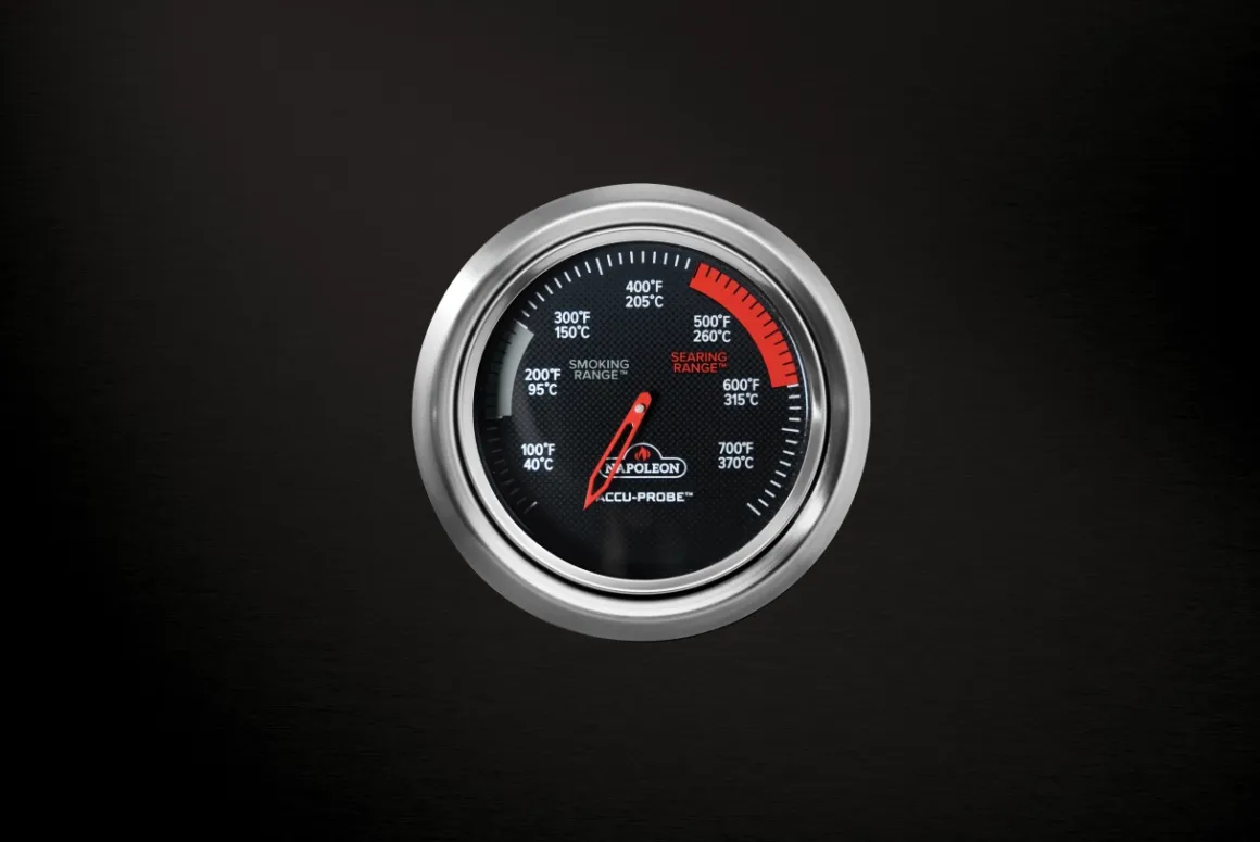 Napoleon Prestige 500 schwarz mit Sizzle Zone und Backburner