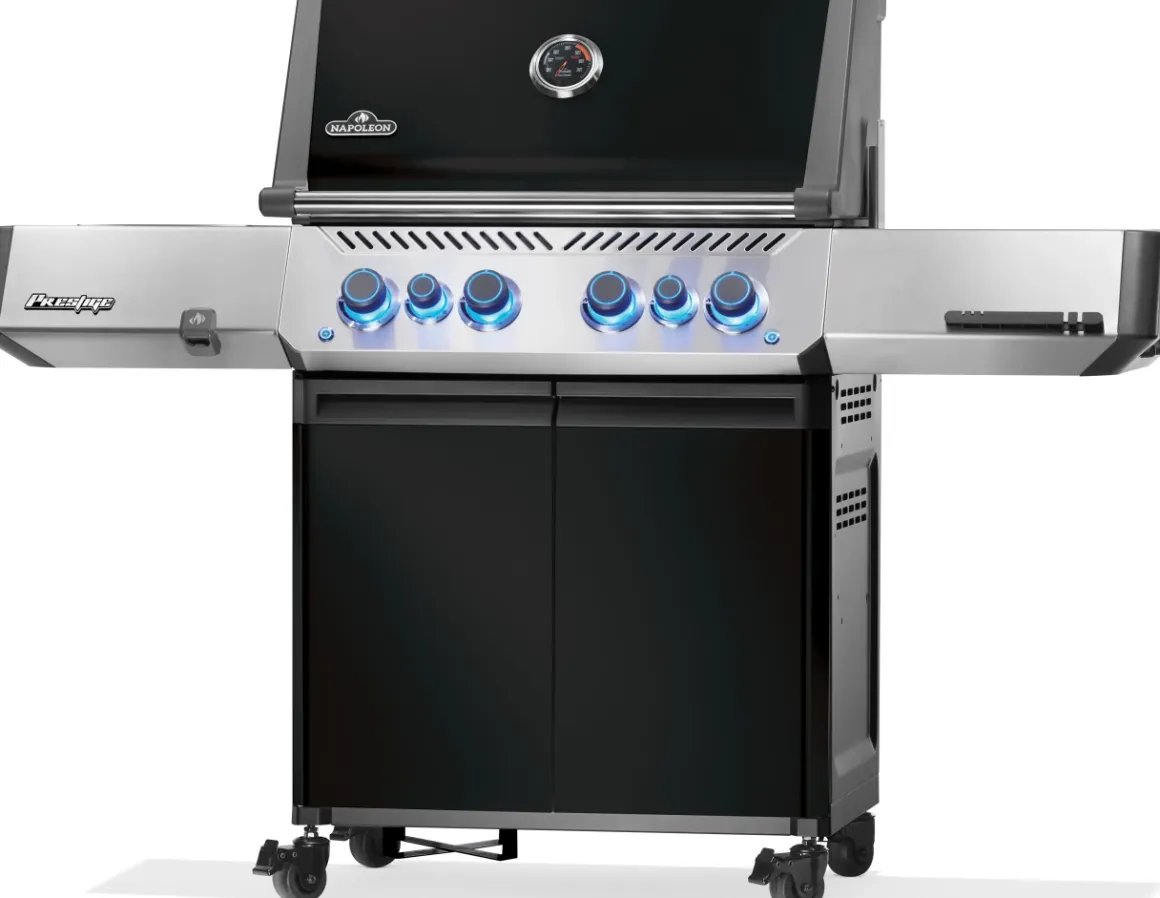 Napoleon Prestige 500 schwarz mit Sizzle Zone und Backburner