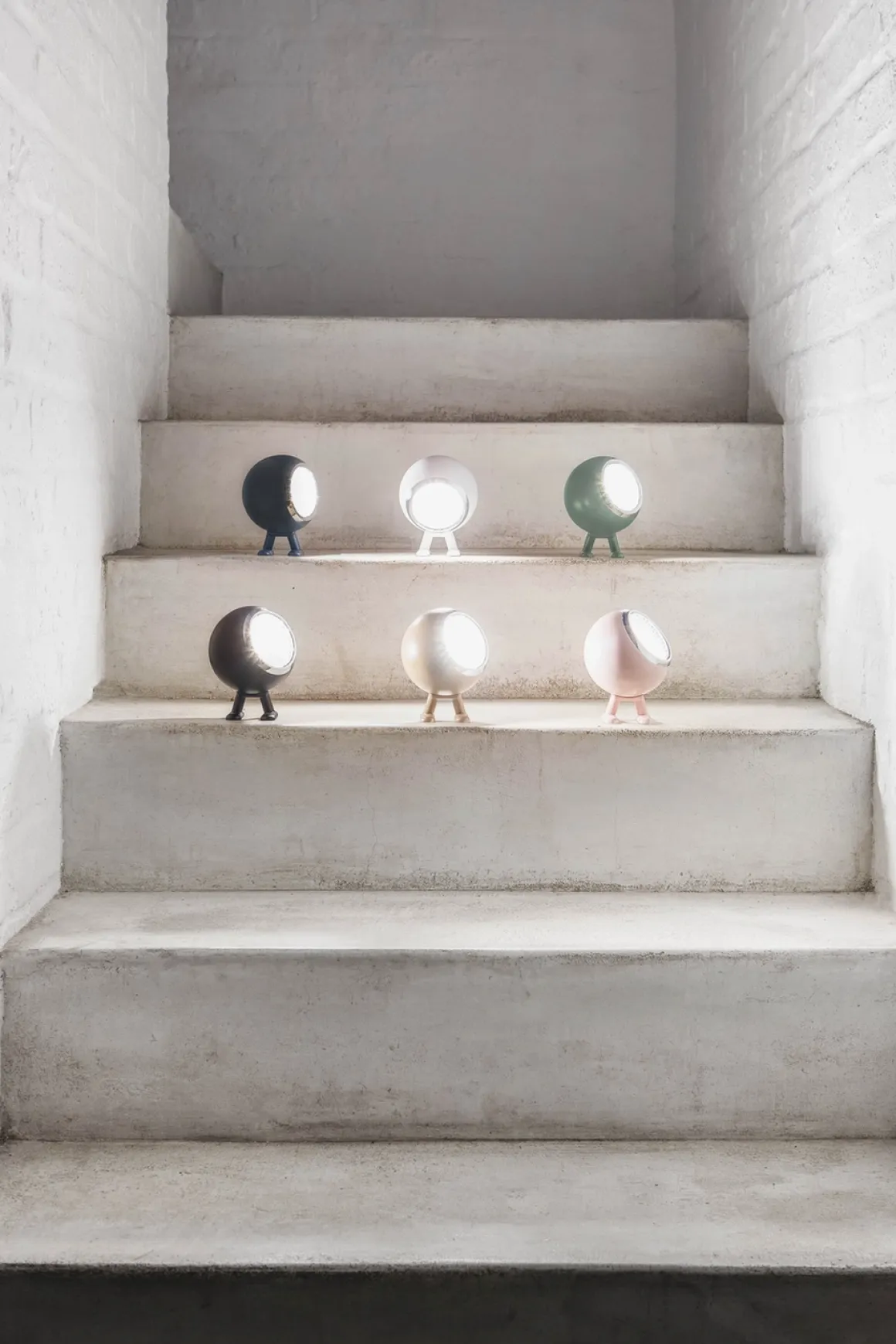 Norbitt Mr. Wattson wiederaufladbare LED Lampe - Pastell-Pink