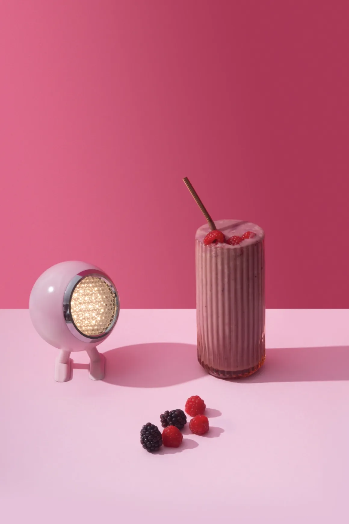Norbitt Mr. Wattson wiederaufladbare LED Lampe - Pastell-Pink