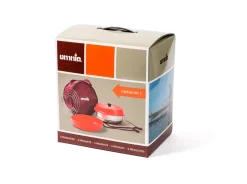 Omnia Campingbackofen Kit 1 Komplett-Set mit Form, Aufbackgitter & Silikonform