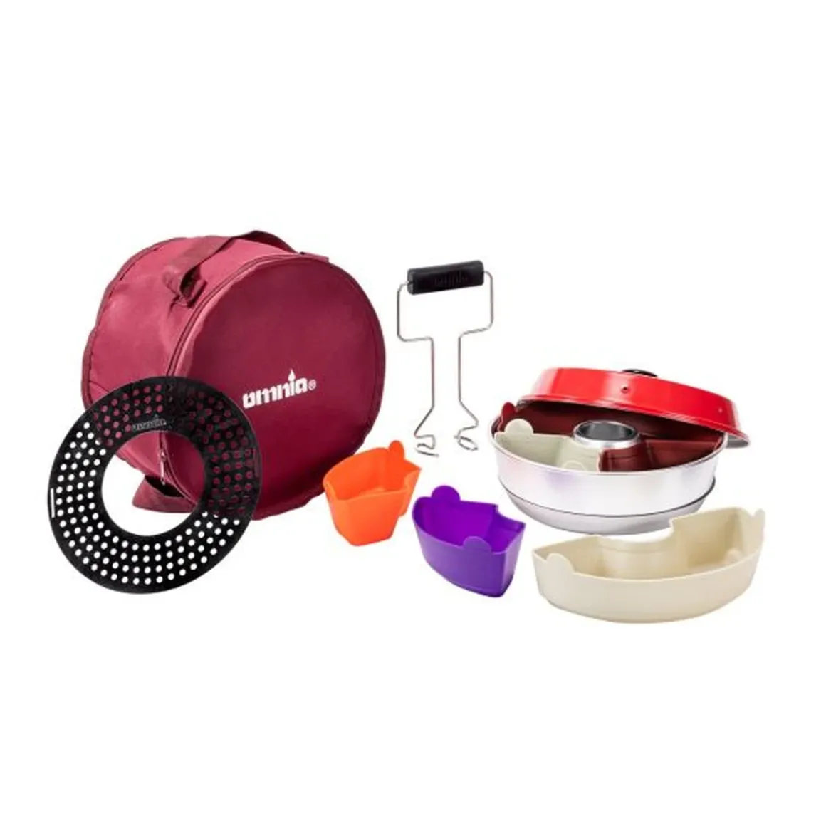 Omnia Kit 2 – Campingbackofen Set mit Zubehör für Unterwegs
