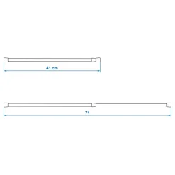PAT Universal-Verriegelungsstang  verstellbar 41-71cm