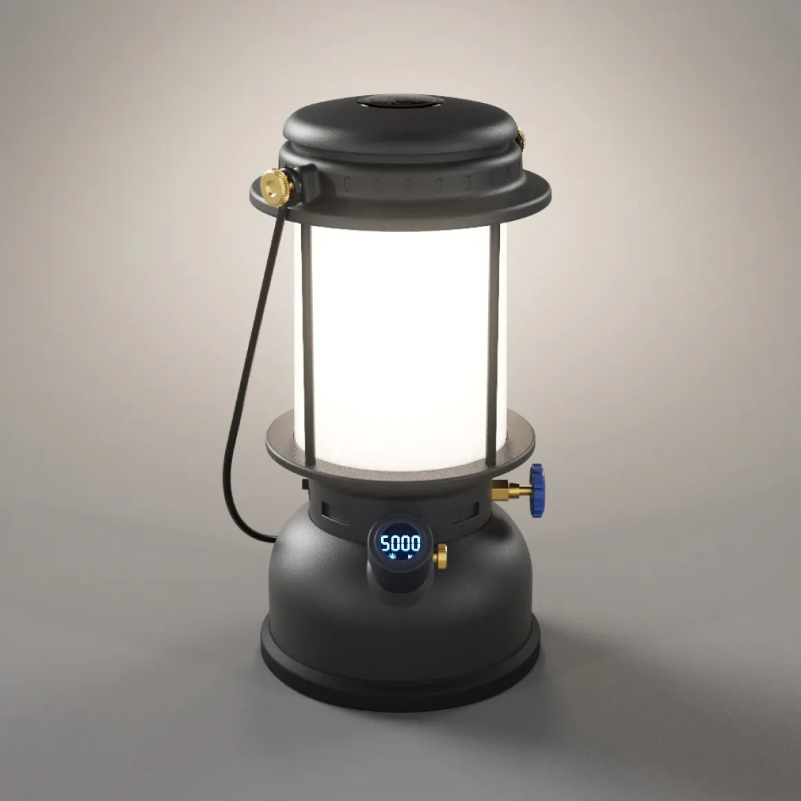 Petromax LED Laterne LM500 schwarz, robust und helle Campinglaterne