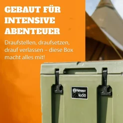 Petromax Passivkühlbox Kühlbox ohne Strom  25 Liter sand