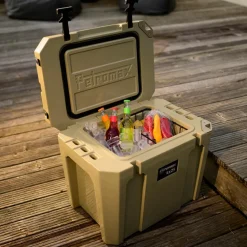Petromax Passivkühlbox Kühlbox ohne Strom  25 Liter sand