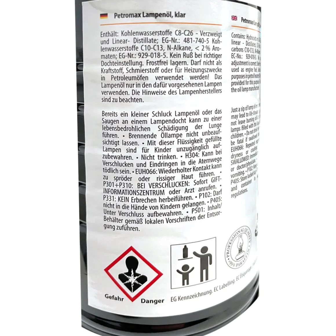 Petromax Petroleum Paraffinöl 1 Liter Flasche Alka 6x