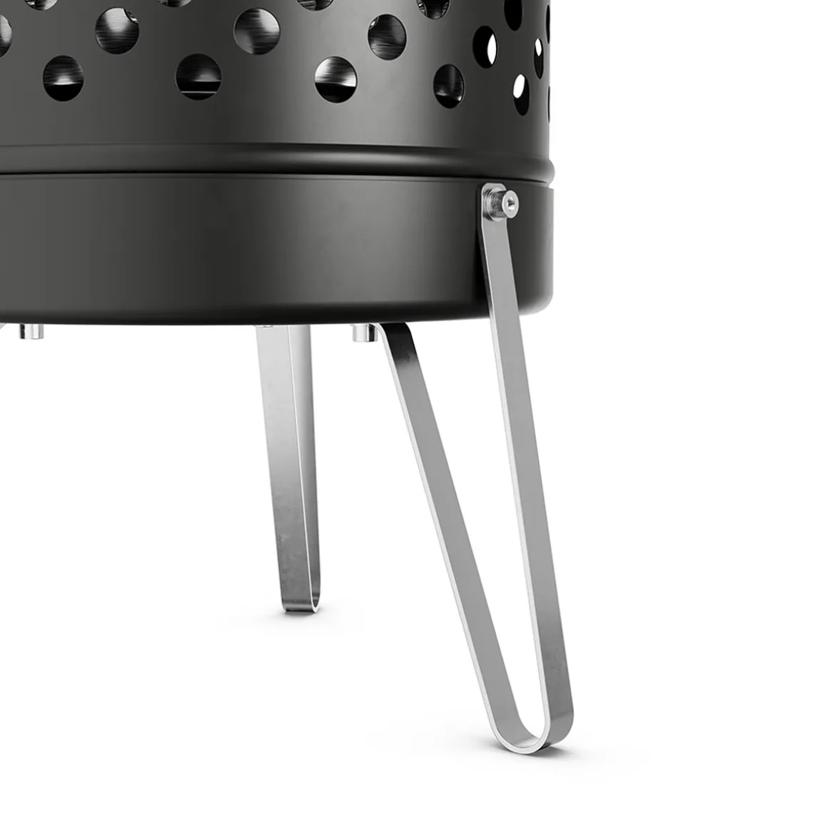 Petromax Pyron Mobile Feuertonne & Outdoor Kochstelle Black Edition