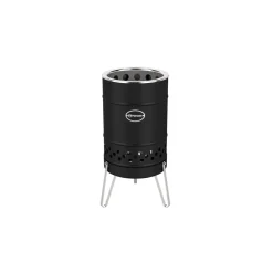 Petromax Pyron Mobile Feuertonne & Outdoor Kochstelle Black Edition