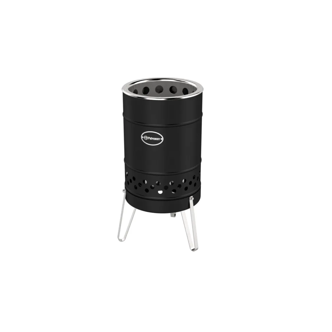 Petromax Pyron Mobile Feuertonne & Outdoor Kochstelle Black Edition