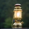 Petromax Starklichtlampe | Petroleumlampe  Messing | Gold mit Reflektorschirm