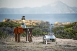 Petromax Starklichtlampe | Petroleumlampe Chrom mit Reflektorschirm
