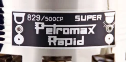 Petromax Starklichtlampe | Petroleumlampe Chrom mit Reflektorschirm