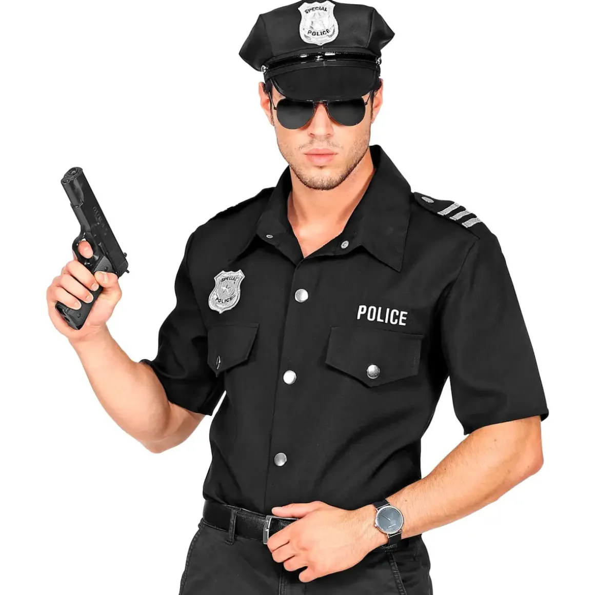 Polizisten - Hemd, Größe: L/XL