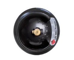 Premium BBQ-GAS Flasche 8kg ungefüllt im Set 1 Regler und Schlauch