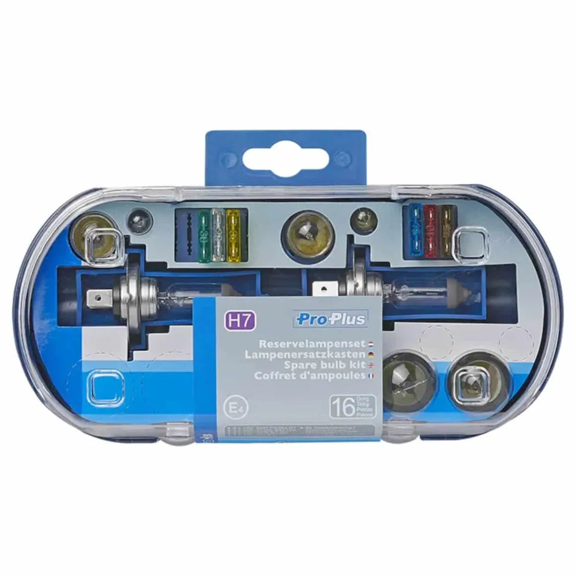 ProPlus Autolampen-Set groß H7 16teilig, 12V
