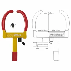 ProPlus Radkralle Venus  Reifenbreite max. 265mm mit 2 Schlüsseln