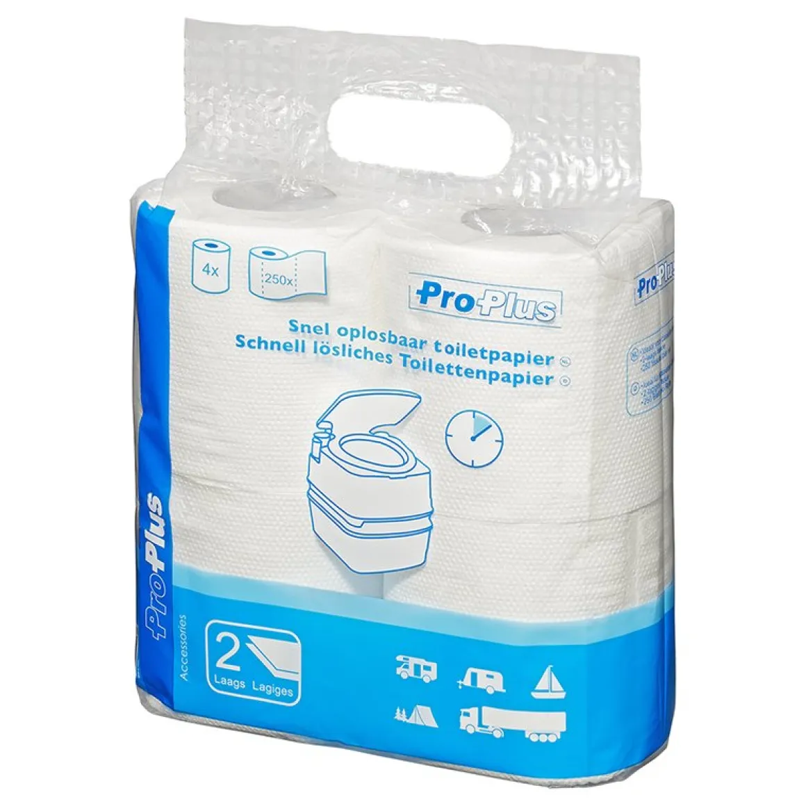 ProPlus Toilettenpapier 4-er Pack (Karton 24 Einheiten)