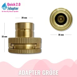 Quick-Adapter 2.0 für CO2 Wasser-Sprudler