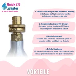 Quick-Adapter 2.0 für CO2 Wasser-Sprudler