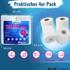 Sanitärzusatz Set mit Toilettenpapier -  Sanitärflüssigkeiten für Abwasser- & Spülwassertank der Campingtoilette