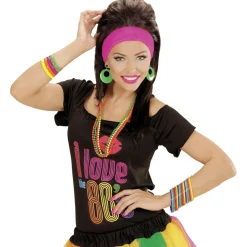Set aus 4 neonfarbenen Perlenketten – Buntes Accessoire in verschiedenen Farben