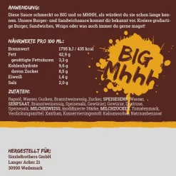 Sizzle-Brothers Big Mhhh Burger & Sandwichsauce 500 ml