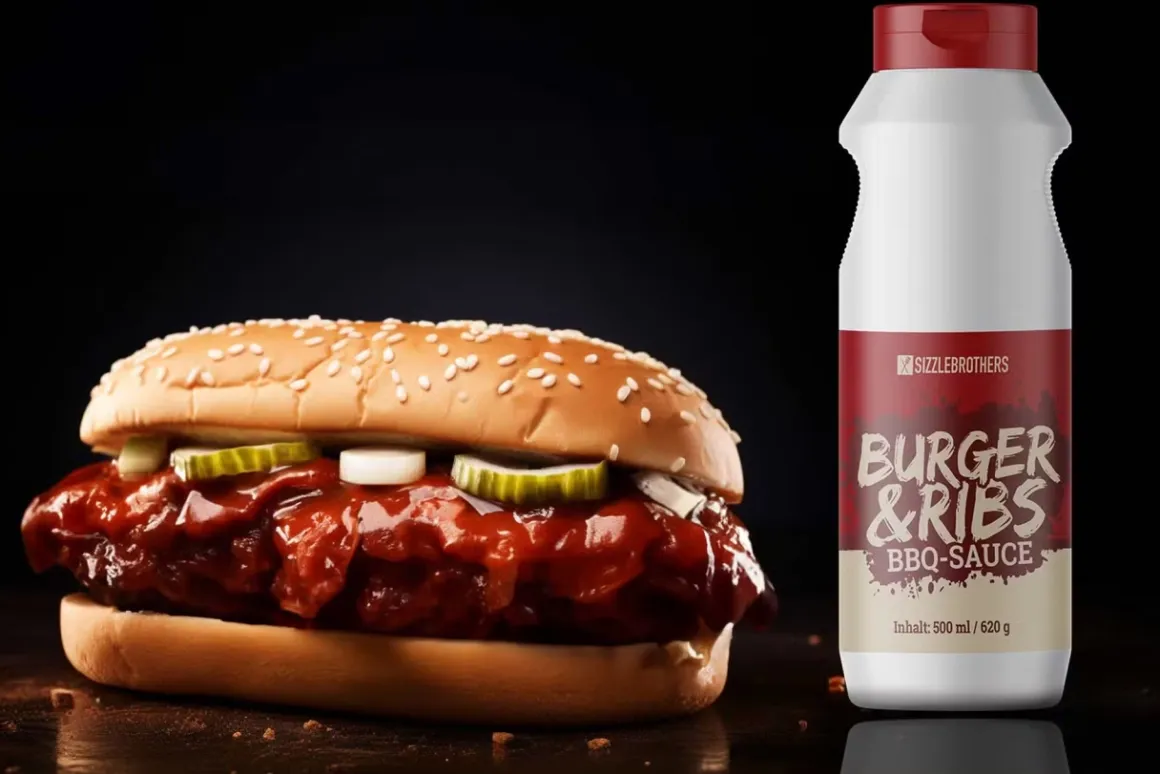 Sizzle Brothers Burger & Ribs BBQ Sauce 500 ml